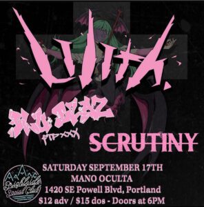 LILITH, BLU BLAZ & SCRUTINY