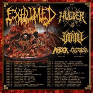 Exhumed, Hulder, Vitriol, Molder, Castrator