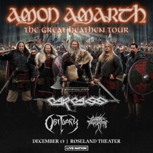 Amon Amarth, Carcass, Obituary, Cattle Decapitation