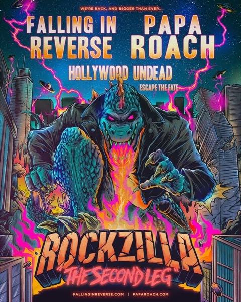 Falling In Reverse, Papa Roach, Hollywood Undead