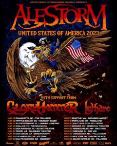 Alestorm, Gloryhammer, Lutharo