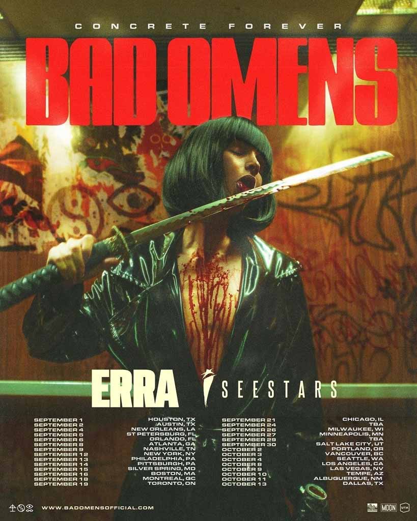 Bad Omens, Erra, I See Stars