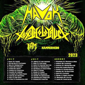 Havok, Toxic Holocaust, IAM, Hammerhedd