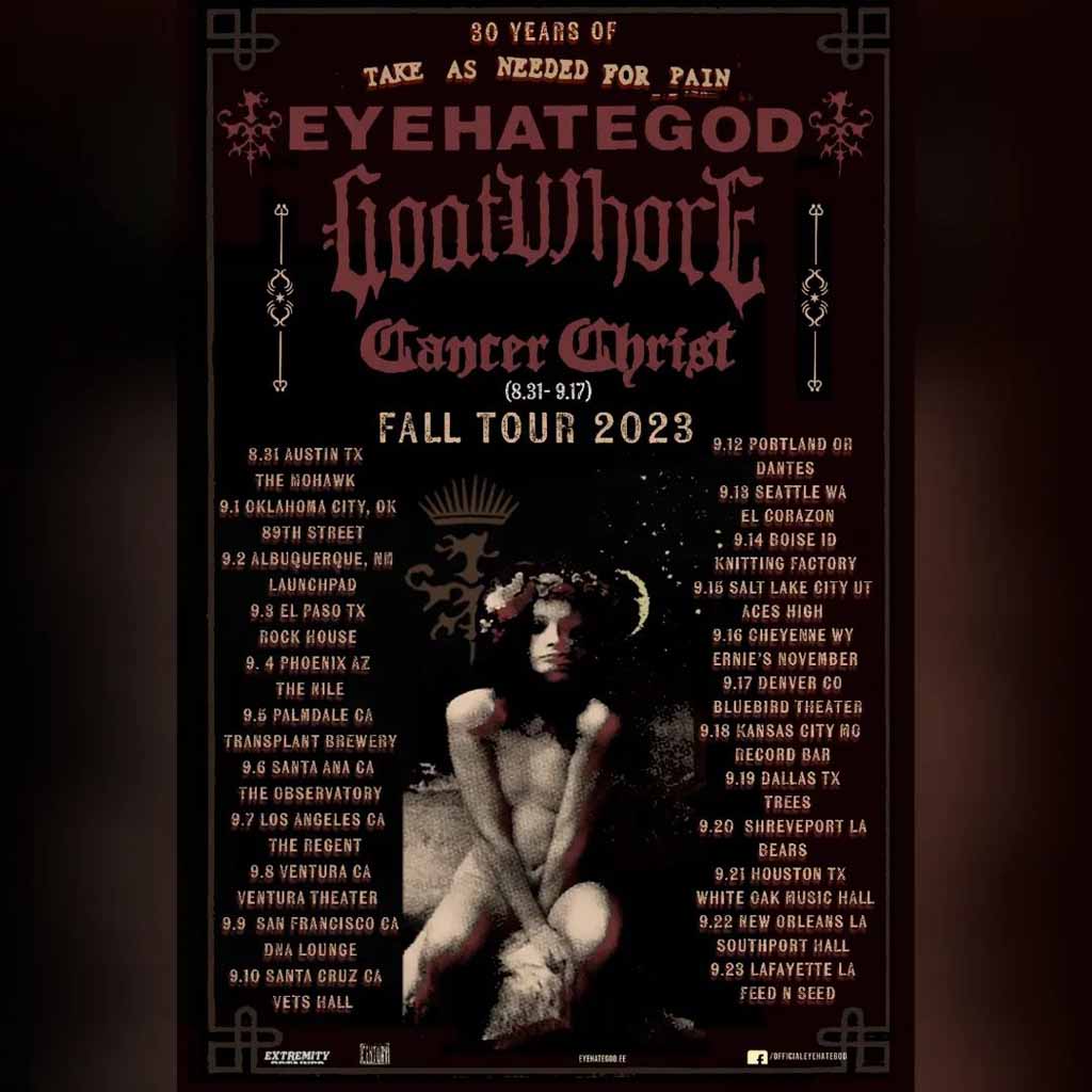 Eyehategod, Goatwhore, Cancer Christ