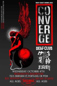 Converge, Deaf Club, Elizabeth Colour Wheel, Entry