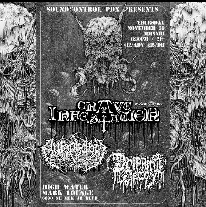 Grave Infestation, Autophagy, Dripping Decay