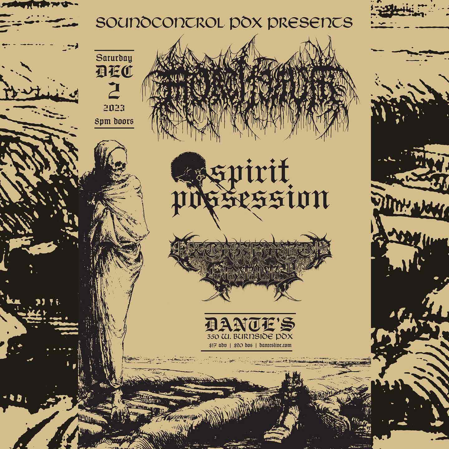 Mortiferum, Spirit Possession, Excarnated Entity