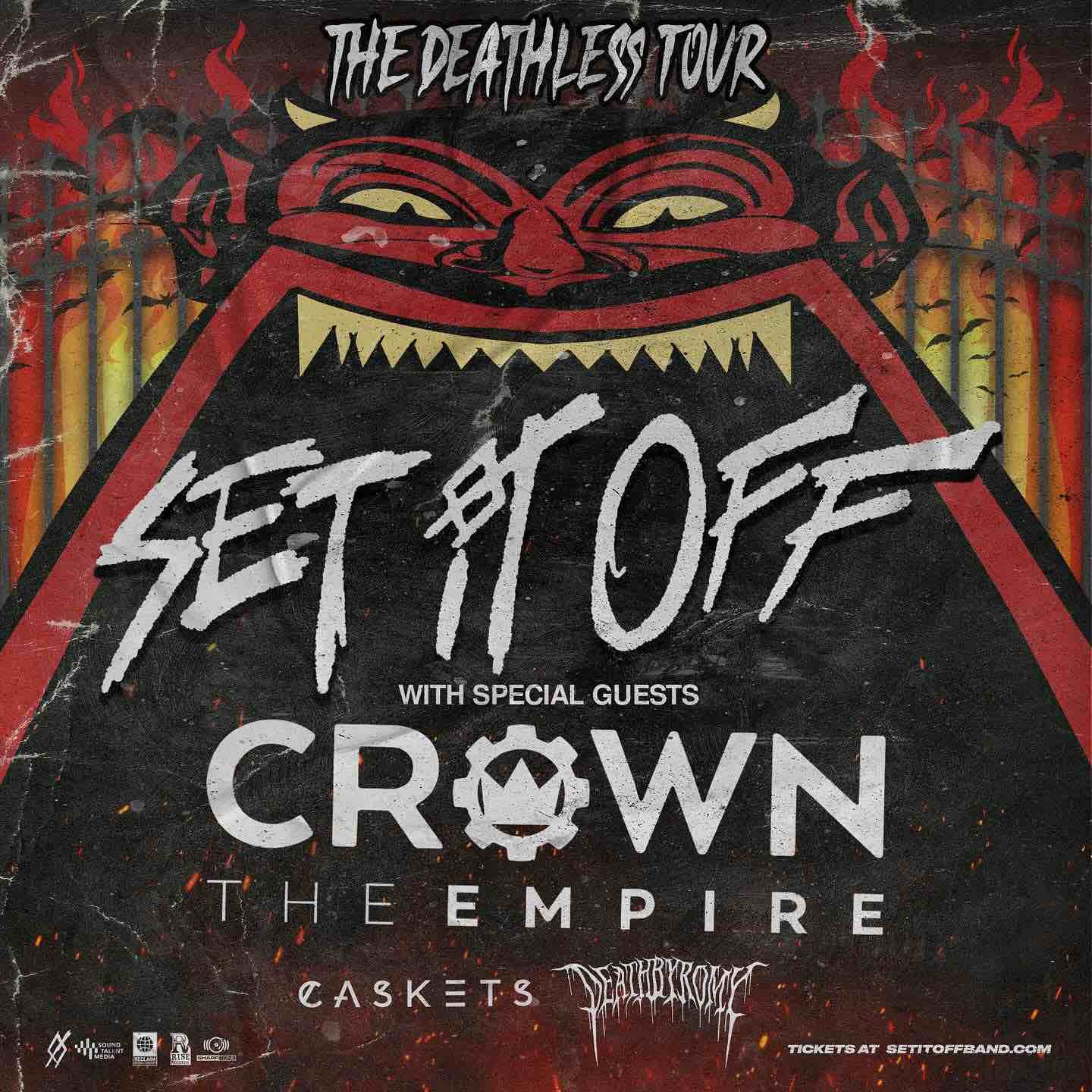 Set It Off, Crown The Empire, Caskets & DeathbyRomy