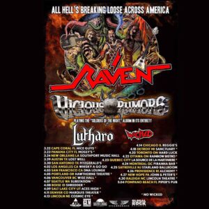 Raven, Vicious Rumors, Lutharo, Wicked