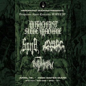 ANTICHRIST SIEGE MACHINE, Spite, Cystic, Porphyrion