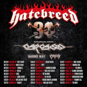 Hatebreed, Carcass, Harm’s Way, Crypta