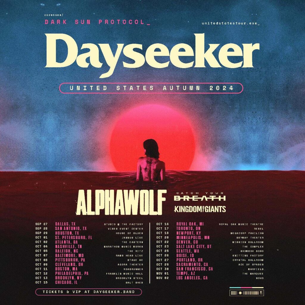 Dayseeker, Alphawolf, Catch Your Breath, Kingdom of Giants