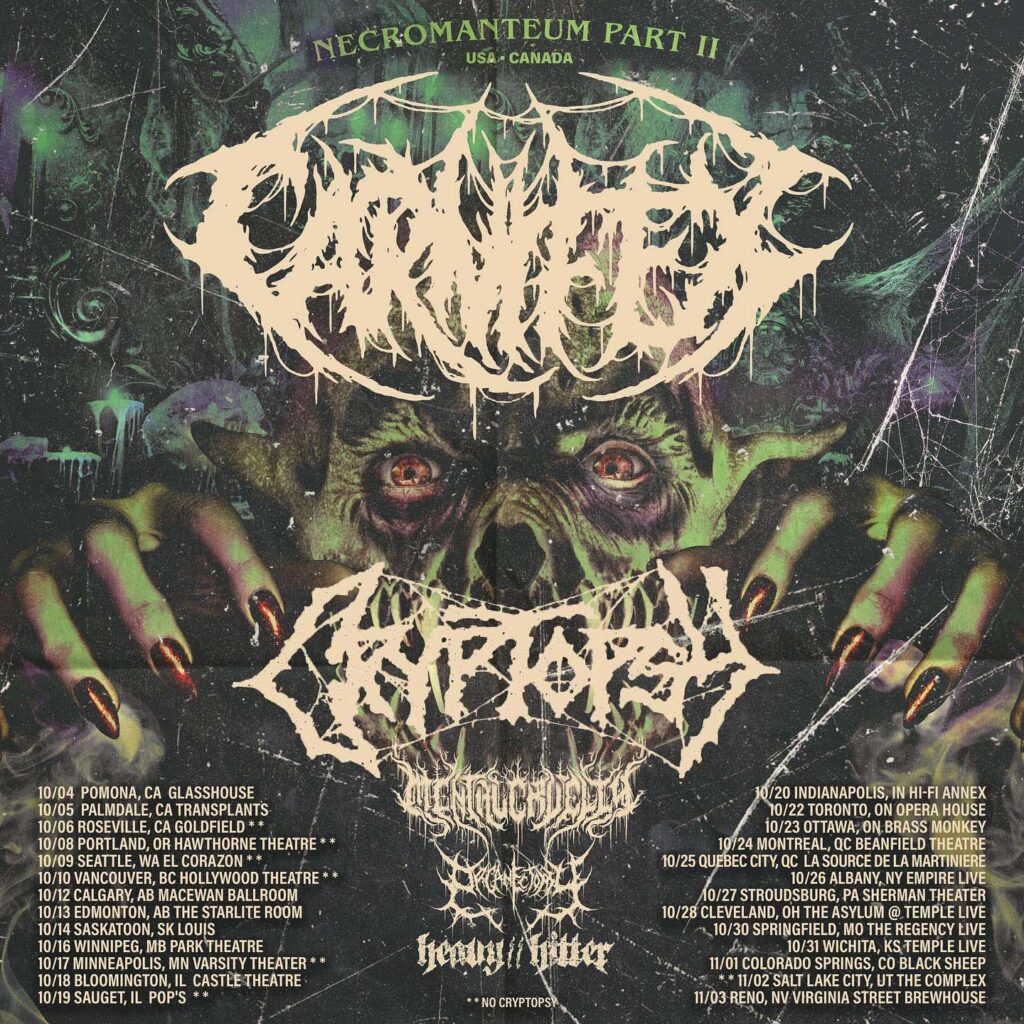 Carnifex, Mental Cruelty, Organectomy, Heavy Hitter