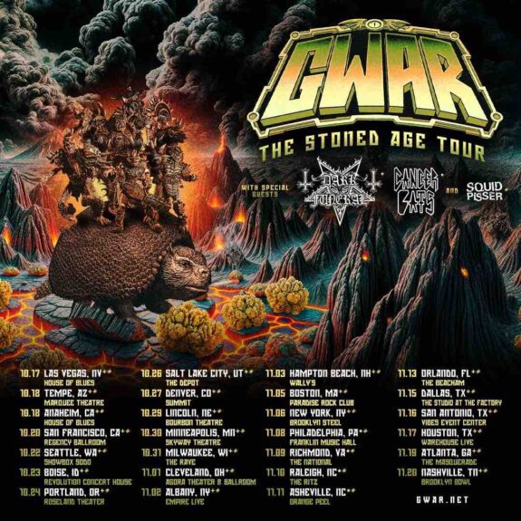 GWAR, Dark Funeral, Squid Pisser