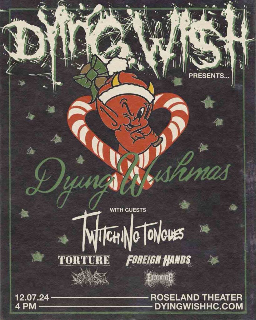 Dying Wish, Twitching Tongues, Torture, Foreign Hands, Slime, Boltcutter