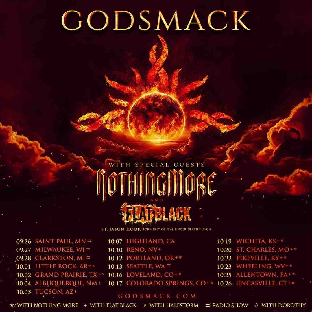 Godsmack, Nothing More, Flatblack