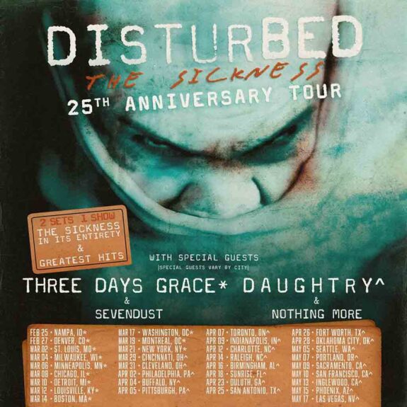 Disturbed, Daughtry, Nothing More